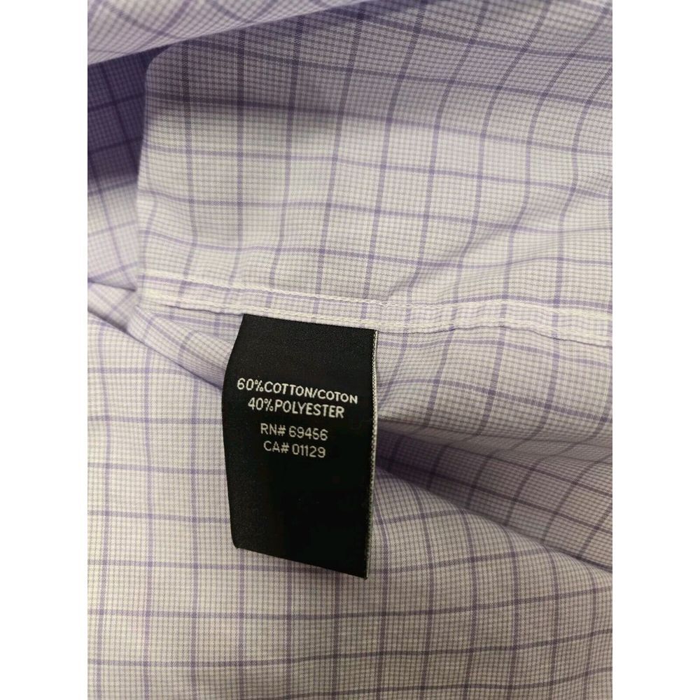 Lauren‎ Ralph Lauren Men's Size 18 Black Label Long Sleeve Button Up Purple - Picture 7 of 8